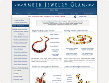 Tablet Screenshot of amberjewelryglam.com